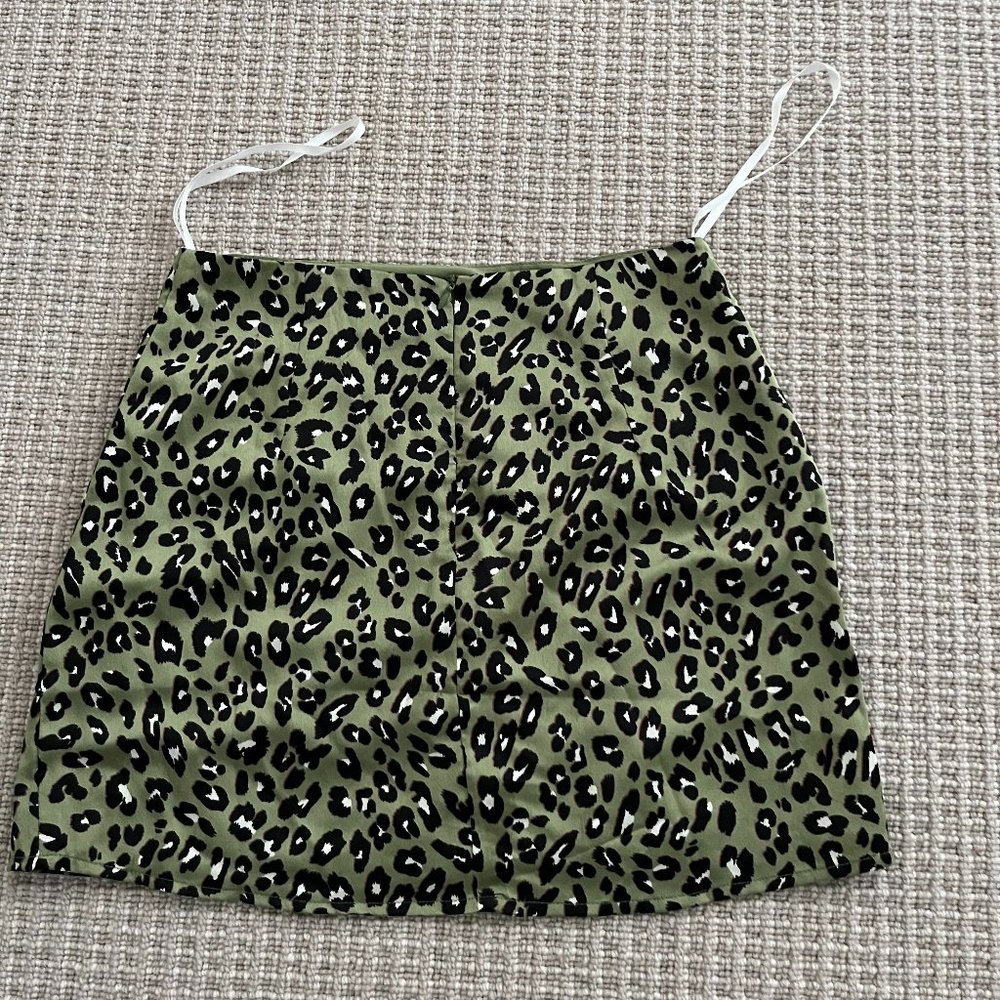 Leopard Mini Skirt